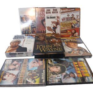 Westerns DVD Lot John Wayne NEW Sealed and Preowned Titles 39 Movies Classics